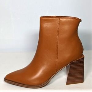 NEW Coutgo Womens Pointed Toe Ankle Boots Sz 9.5 tan